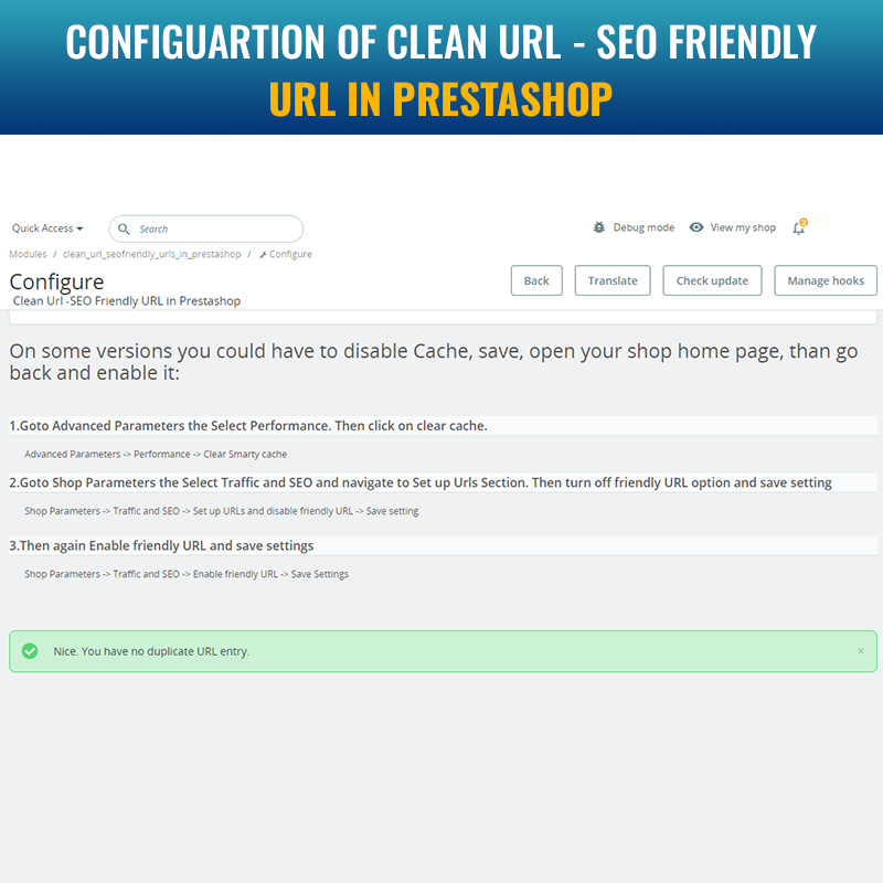 Seo Friendly Pretty And Clean Urls In Prestashop Kbizsoft